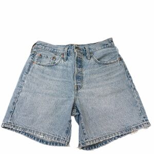 Levi’s 501 Blue Denim Shorts 6” inseam - Size 28